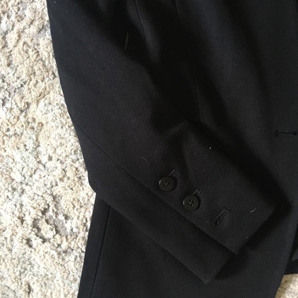 Madewell modern collarless blazer in black - Picture 6 of 8